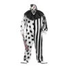 Killer Clown Black And White Plus Size Costume | Horror | Mens Costumes
