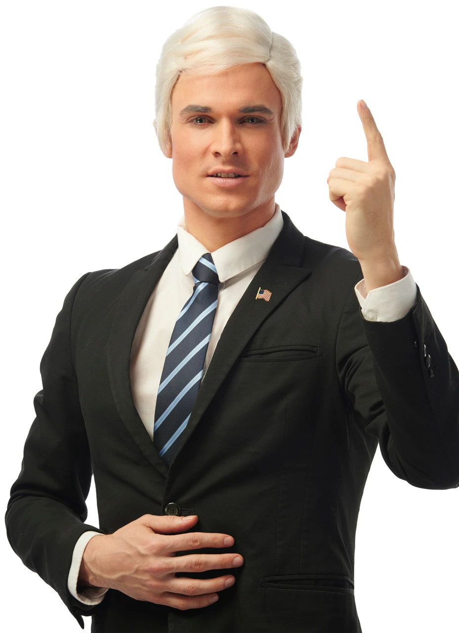 Candidate White Wig | Political | Wigs And Hair Pieces 1 Candidate White Wig | Political | Wigs And Hair Pieces