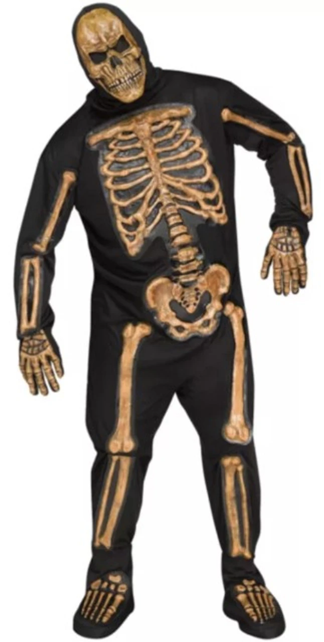 Skelebones Skeleton Jumpsuit | Halloween | Mens Costumes 1 Skelebones Skeleton Jumpsuit | Halloween | Mens Costumes