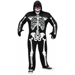 Fade In And Out Skeleton Phantom Plus Size Costume | Halloween | Mens Costumes