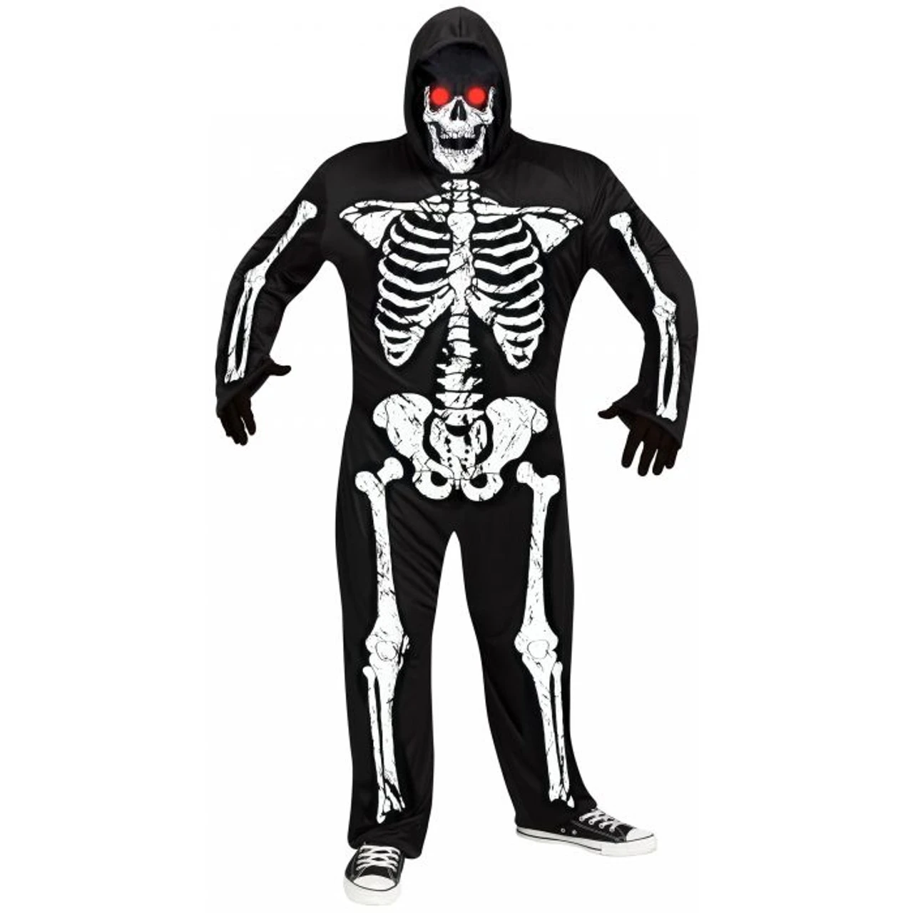Fade In And Out Skeleton Phantom Plus Size Costume | Halloween | Mens Costumes 1 Fade In And Out Skeleton Phantom Plus Size Costume | Halloween | Mens Costumes