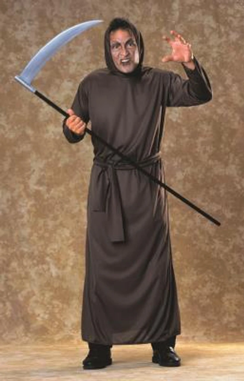 Brown Grim Reaper Costume | Halloween | Mens Costumes 1 Brown Grim Reaper Costume | Halloween | Mens Costumes