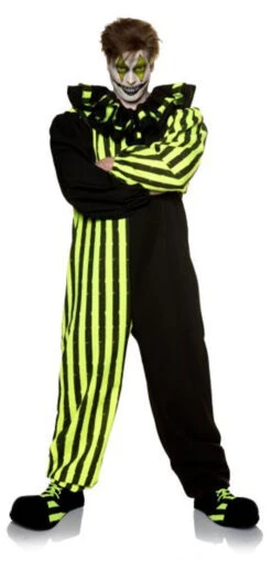 Jolt Dark Circus Clown Costume | Horror | Mens Costumes