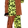 Neon Terror Dark Circus Clown Plus Size Costume | Horror | Mens Costumes