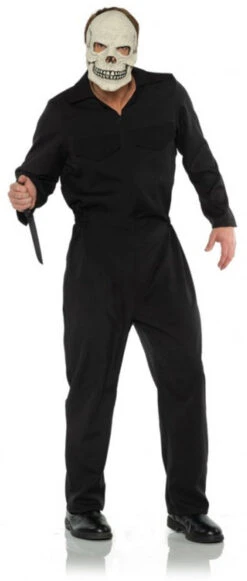 Black Boiler Suit Plus Size Costume | Horror | Mens Costumes