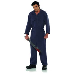 Grey Boiler Suit Plus Size Costume | Horror | Mens Costumes