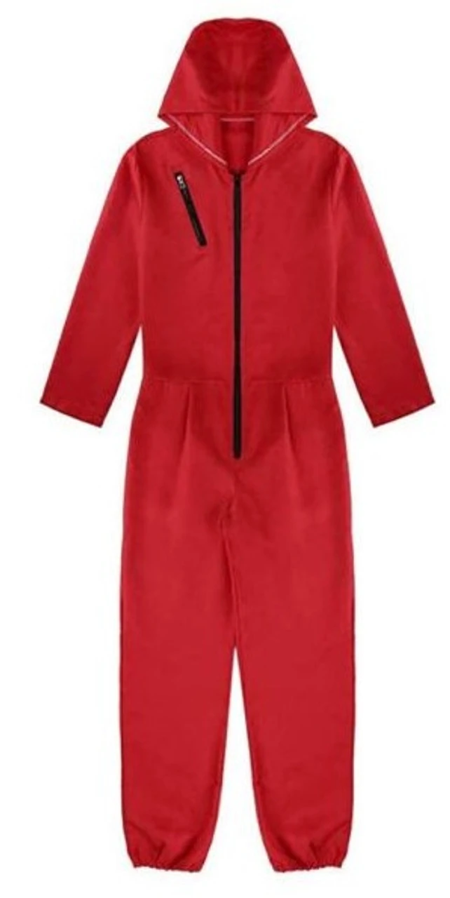 Money Heist Hooded Jumpsuit | Money Heist | Mens Costumes 1 Money Heist Hooded Jumpsuit | Money Heist | Mens Costumes
