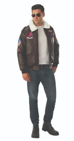 Top Gun Licensed Maverick Bomber Jacket | Top Gun | Mens Costumes