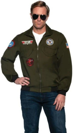 Top Gun U.S. Naval Aviator Licensed Pilot Jacket | Top Gun | Mens Costumes