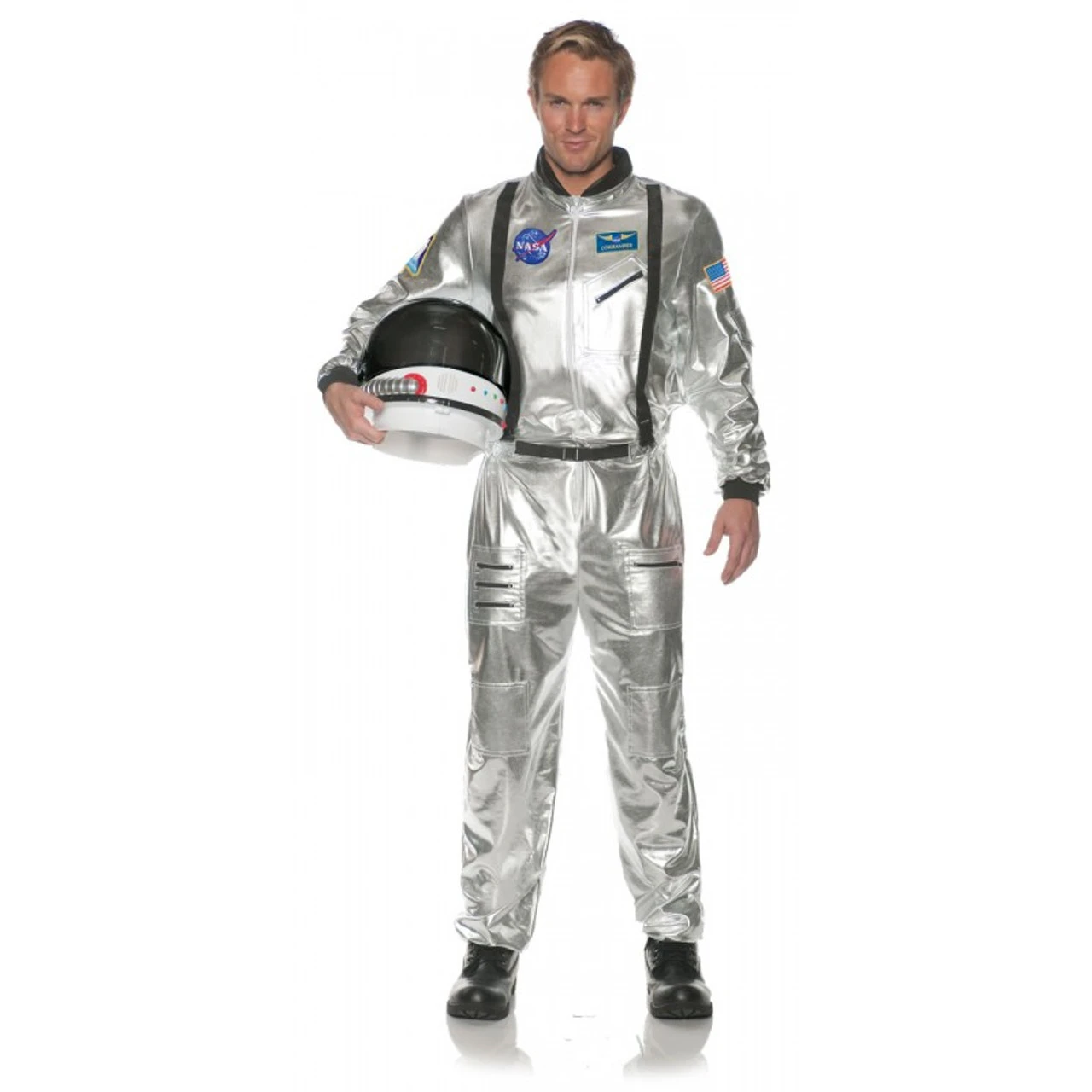NASA Silver Astronaut Space Jumpsuit Plus Size | Astronaut | Mens Costumes 1 NASA Silver Astronaut Space Jumpsuit Plus Size | Astronaut | Mens Costumes