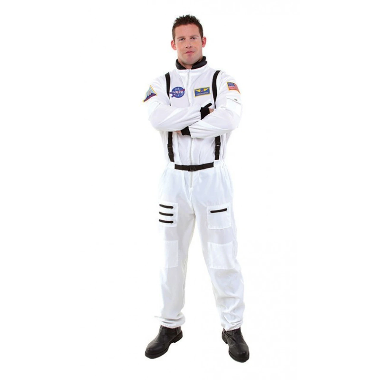 NASA White Astronaut Space Jumpsuit Plus Size | Astronaut | Mens Costumes 1 NASA White Astronaut Space Jumpsuit Plus Size | Astronaut | Mens Costumes