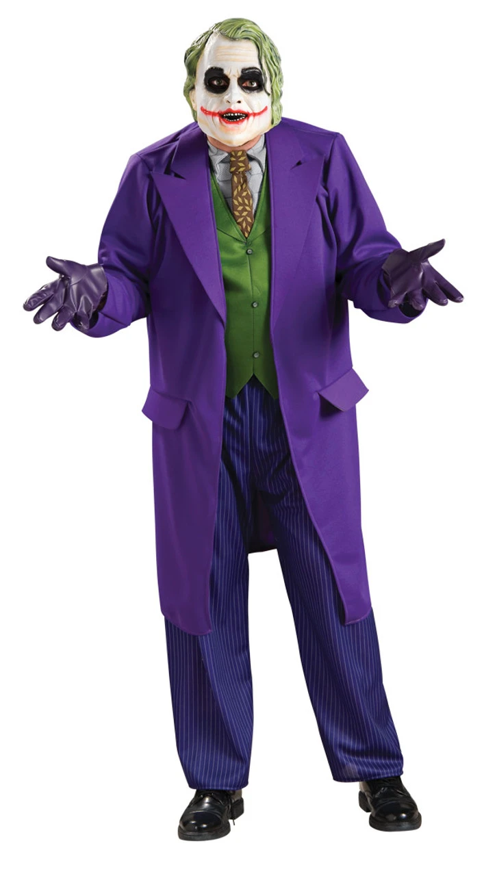 Dark Knight Joker Plus Size Costume | DC | Mens Costumes 1 Dark Knight Joker Plus Size Costume | DC | Mens Costumes