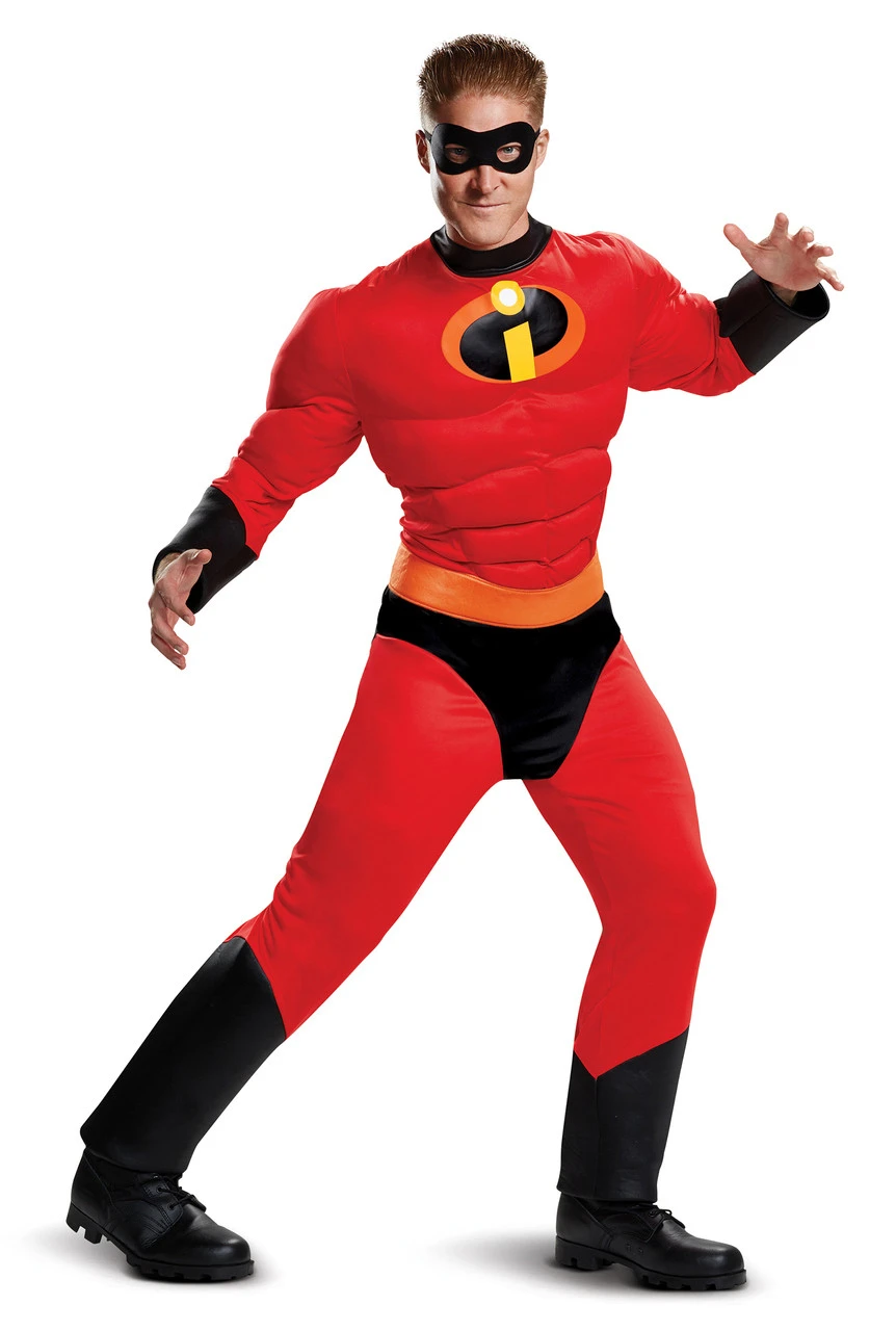Mr Incredible The Incredibles Costume | The Incredibles | Mens Costumes 1 Mr Incredible The Incredibles Costume | The Incredibles | Mens Costumes