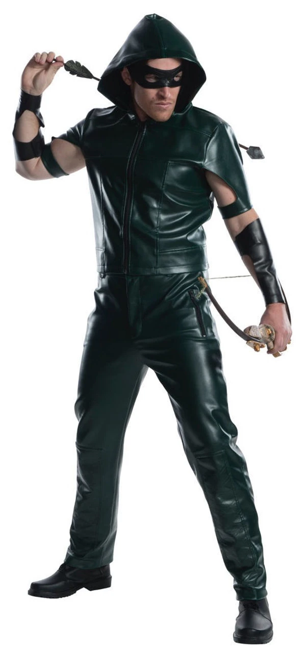 Green Arrow Super Dlx Costume | DC | Mens Costumes 1 Green Arrow Super Dlx Costume | DC | Mens Costumes