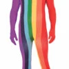 Pride Rainbow Disappearing Man Bodysuit With Removable Hood | Pride | Mens Costumes