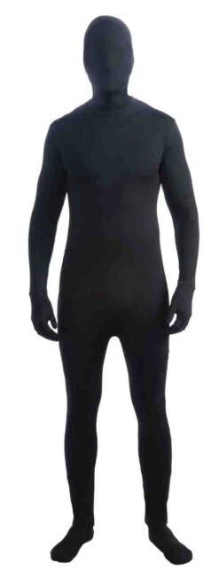 Disappearing Man Black Stage Hand Bodysuit | Novelty | Mens Costumes