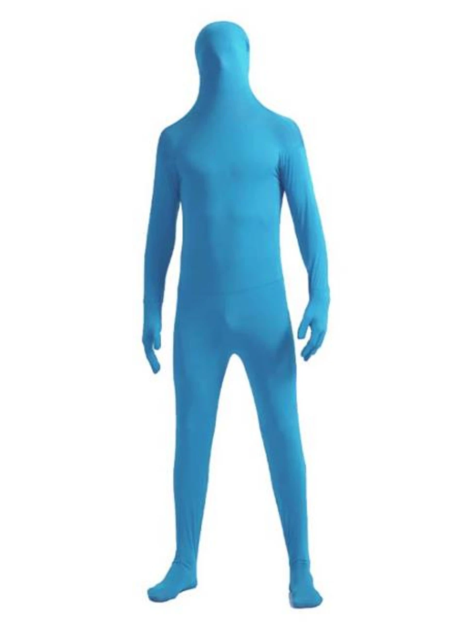 Invisible Man Blue Bodysuit | Novelty | Mens Costumes 1 Invisible Man Blue Bodysuit | Novelty | Mens Costumes