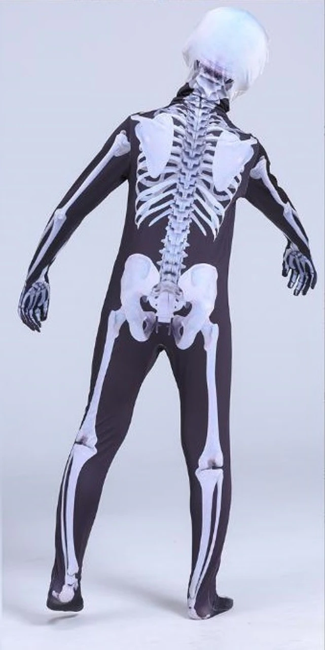Skeleton Bodysuit | Halloween | Childrens Costumes 2 Skeleton Bodysuit | Halloween | Childrens Costumes - Image 2