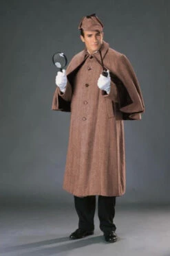 Sherlock Holmes Caped Overcoat | Victorian | Mens Costumes
