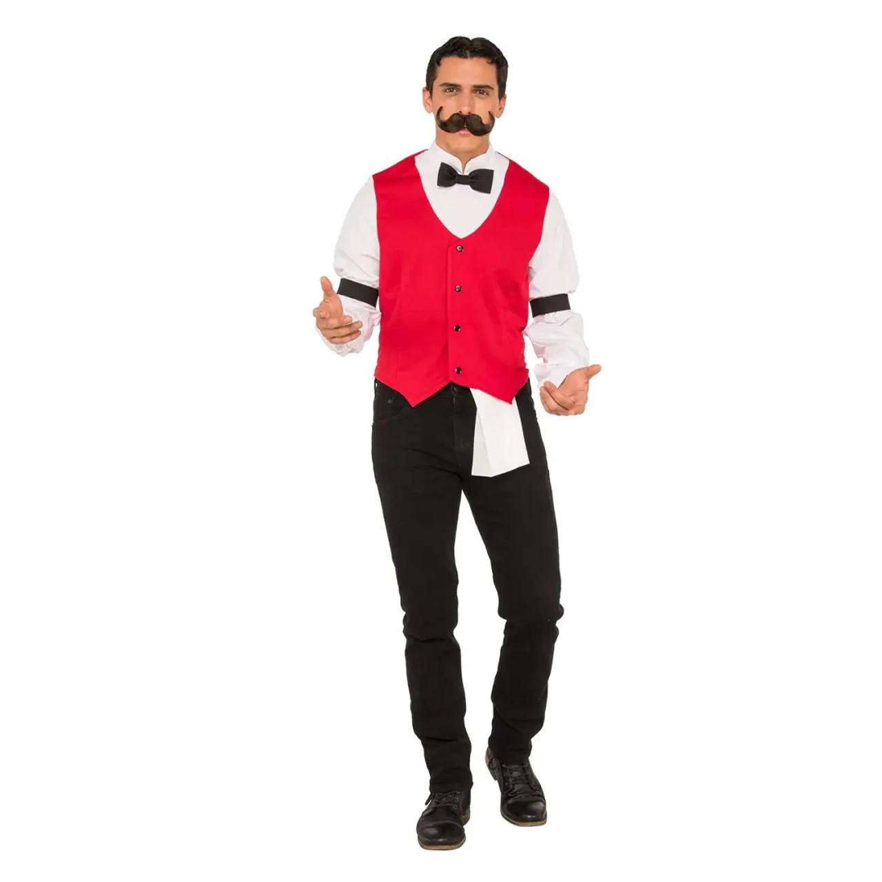 Saloon Bartender XL Costume | Western | Mens Costumes 1 Saloon Bartender XL Costume | Western | Mens Costumes