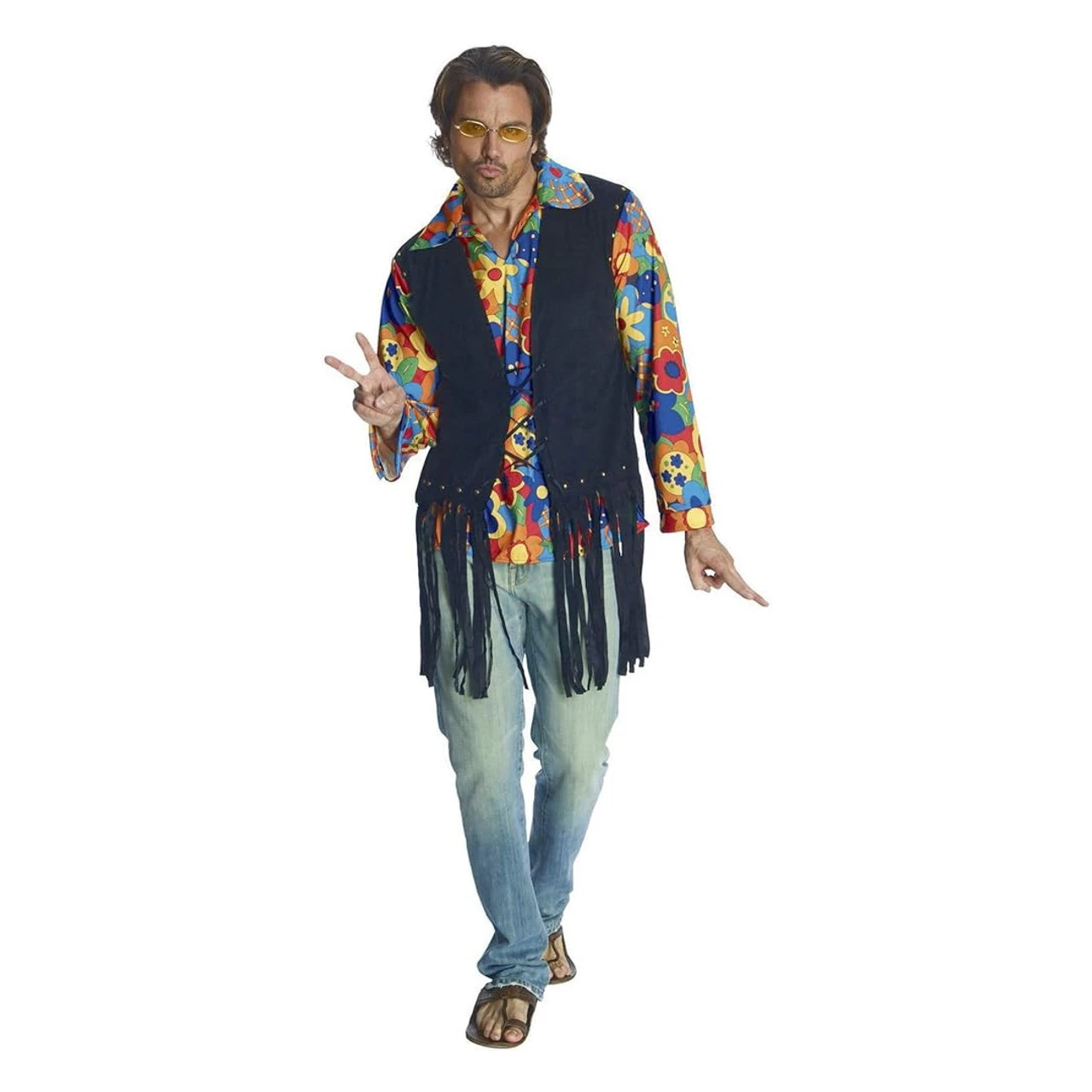 60s Flower Power Hippie Festival Costume | 1960s | Mens Costumes 1 60s Flower Power Hippie Festival Costume | 1960s | Mens Costumes