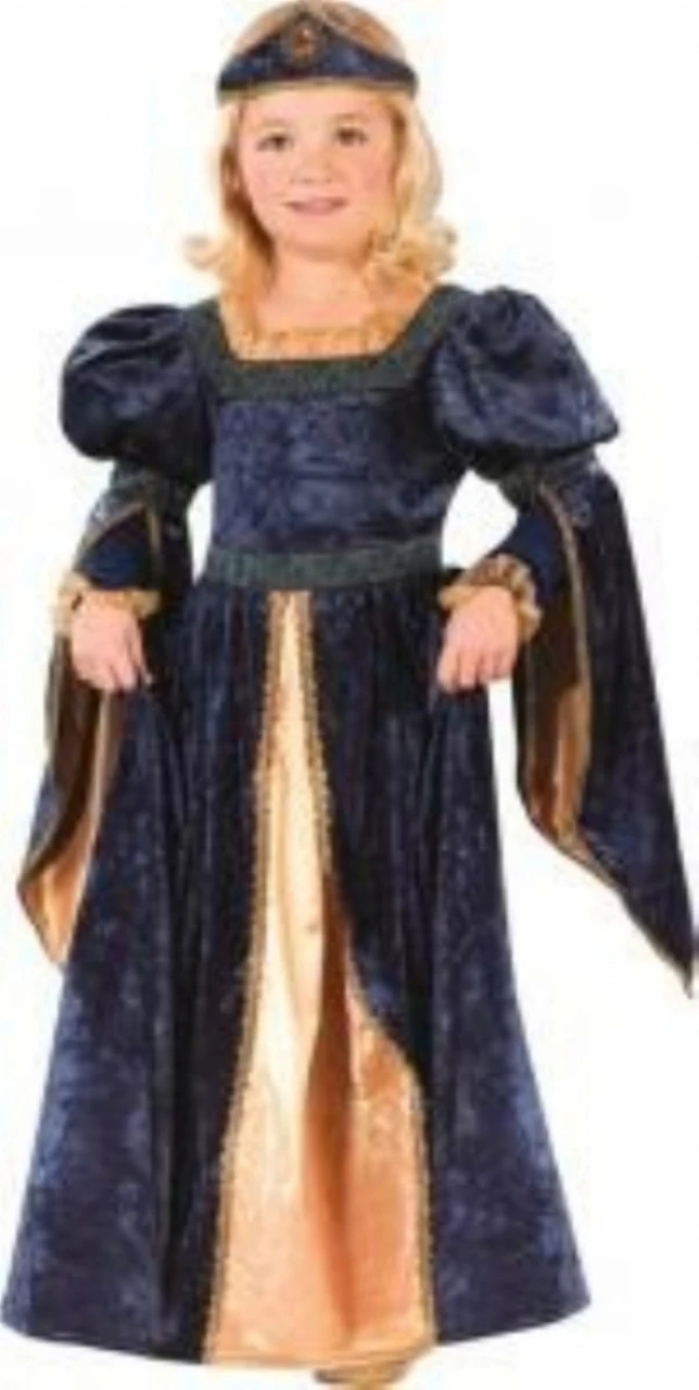 Blue Renaissance Princess Toddler Costume | Medieval | Childrens Costumes 1 Blue Renaissance Princess Toddler Costume | Medieval | Childrens Costumes
