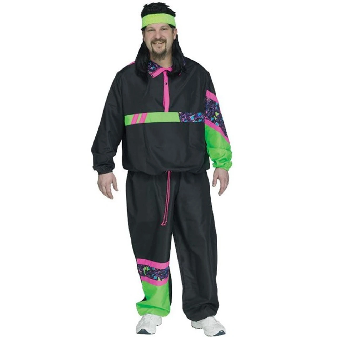 80s Rockin Track Suit Plus Size Costume | 1980s | Mens Costumes 1 80s Rockin Track Suit Plus Size Costume | 1980s | Mens Costumes
