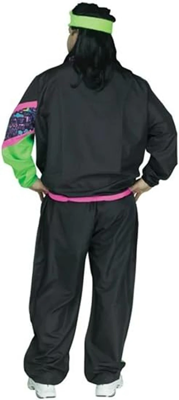 80s Rockin Track Suit Plus Size Costume | 1980s | Mens Costumes 2 80s Rockin Track Suit Plus Size Costume | 1980s | Mens Costumes - Image 2