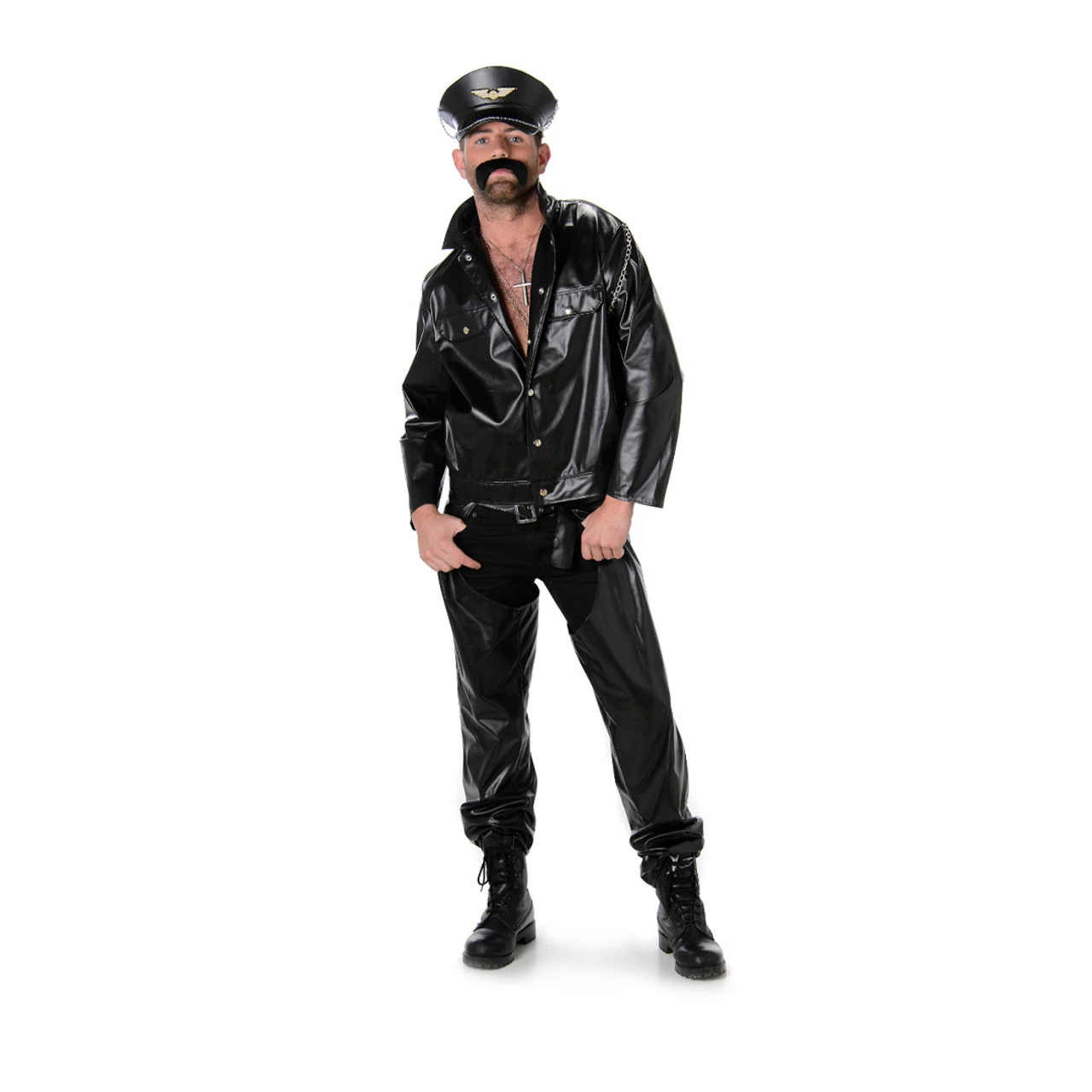 80s Rebel Biker Costume | 1980s Motorcycle Rider | Mens Costumes 1 80s Rebel Biker Costume | 1980s Motorcycle Rider | Mens Costumes