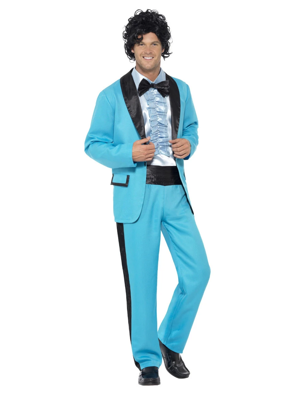 80s Blue Prom King Formal Tux Costume | 1980s | Mens Costumes 1 80s Blue Prom King Formal Tux Costume | 1980s | Mens Costumes