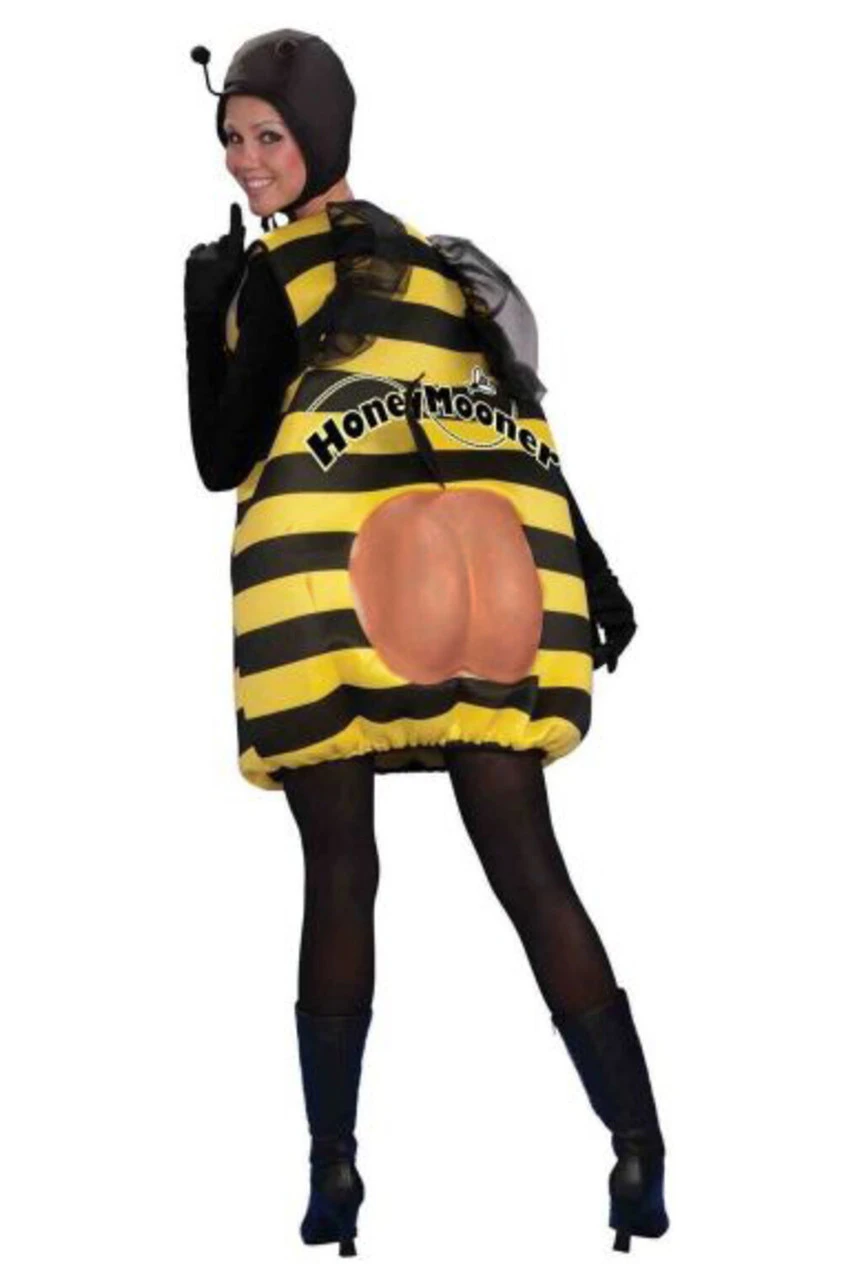 Honey Mooner Bee Tunic Costume | Animals | Mens Costumes 2 Honey Mooner Bee Tunic Costume | Animals | Mens Costumes - Image 2