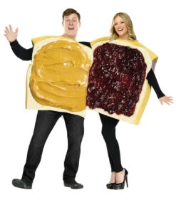 Peanut Butter And Jelly Sandwich Couples Costume | Food | Mens Costumes