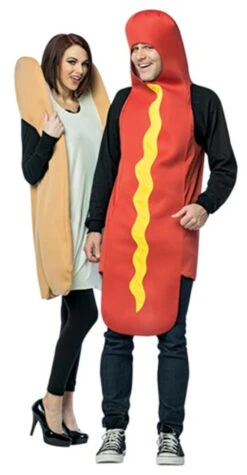 Hot Dog And Bun Couples Costume | Food | Mens Costumes
