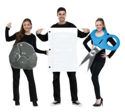 Rock Paper Scissors Group Costume | Novelty | Mens Costumes