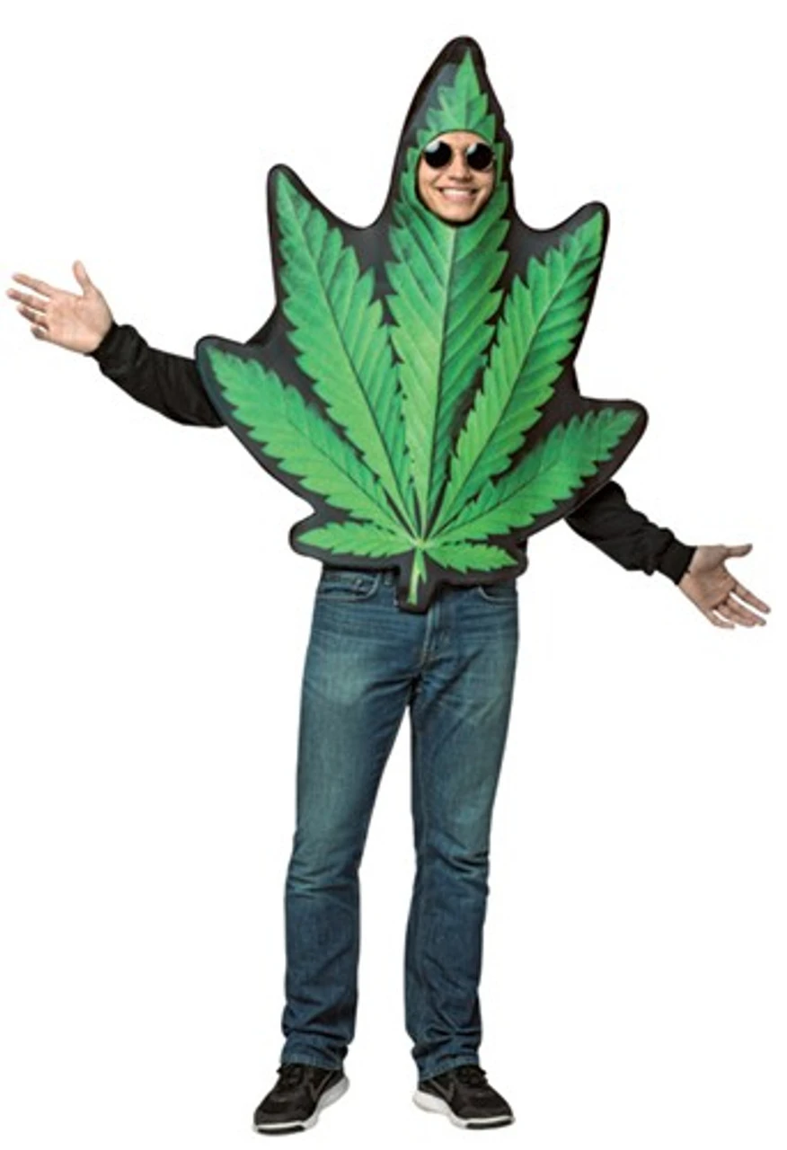 Get Real Pot Leaf Costume | Novelty | Mens Costumes 1 Get Real Pot Leaf Costume | Novelty | Mens Costumes