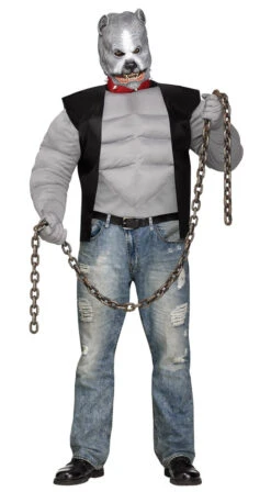 Pit Bull Biker Plus Size Costume | Animals | Mens Costumes