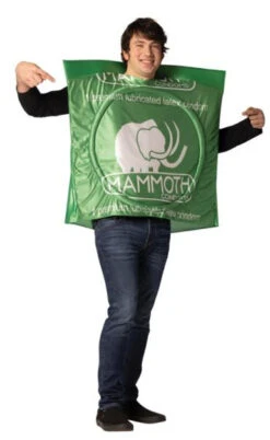 Mammoth Condom Package Costume | Novelty | Mens Costumes