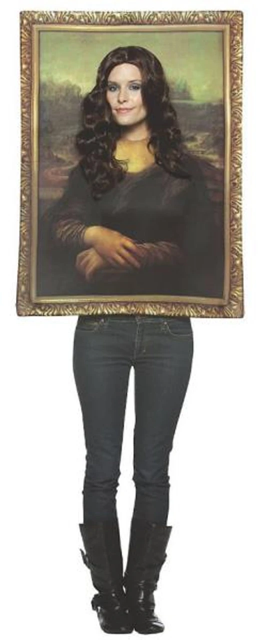 Mona Lisa Painting Costume | Novelty | Mens Costumes 1 Mona Lisa Painting Costume | Novelty | Mens Costumes