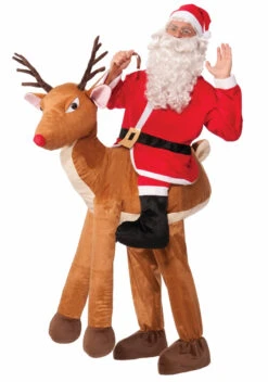 Santa Ride A Reindeer Costume | Christmas | Mens Costumes
