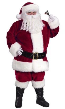 Crimson Plush Regency Santa Suit Standard | Christmas | Mens Costumes