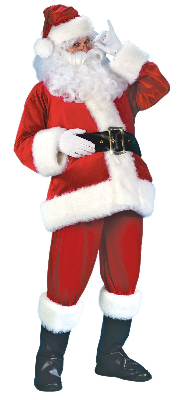 Deluxe Velvet Santa Suit Standard | Christmas | Mens Costumes 1 Deluxe Velvet Santa Suit Standard | Christmas | Mens Costumes