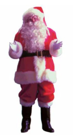 Halco Supreme Pile Plush Santa Claus Suit Extra Large | Christmas | Mens Costumes