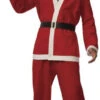 Promo Flannel Santa Suit 3X | Christmas | Mens Costumes