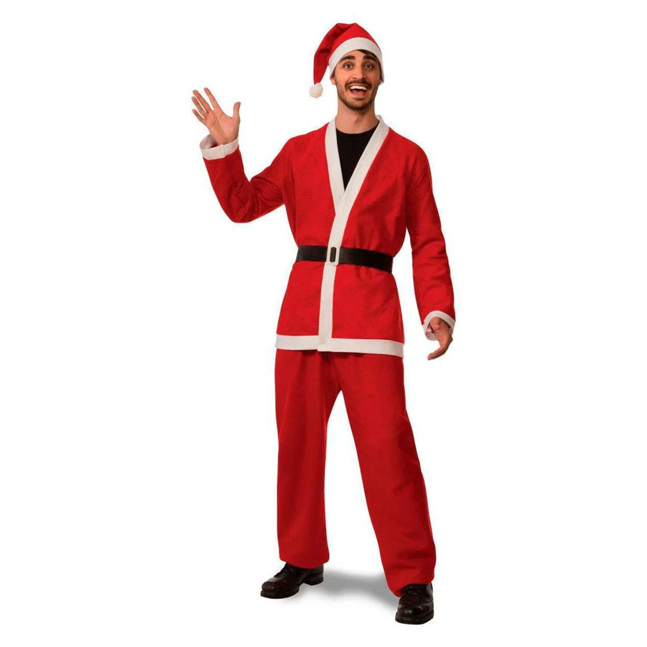 Promo Flannel Santa Suit Extra Large | Christmas | Mens Costumes 1 Promo Flannel Santa Suit Extra Large | Christmas | Mens Costumes