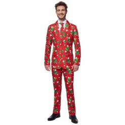Christmas Trees And Stars Suitmeister Suit | Christmas | Mens Costumes