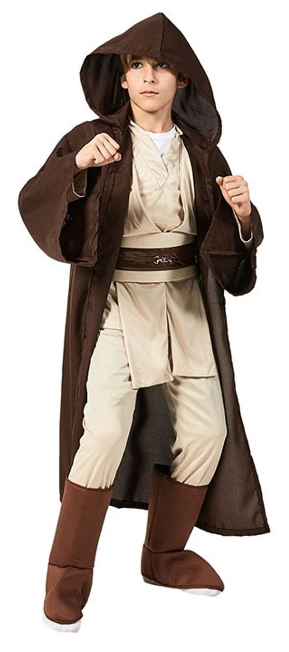 Star Wars Prestige Jedi Costume | Star Wars | Childrens Costumes 2 Star Wars Prestige Jedi Costume | Star Wars | Childrens Costumes - Image 2
