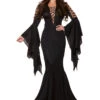 Addams Family Inspired Vamp Morticia Dress | Addams Family | Womens Costumes
