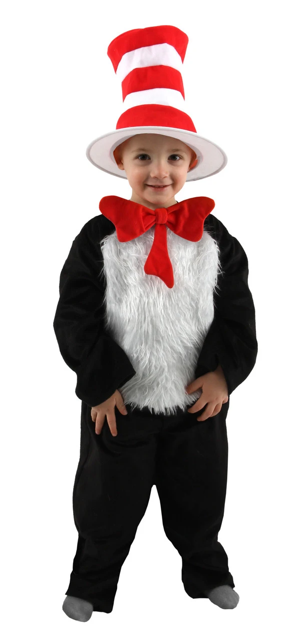Cat In The Hat Dlx Infant Toddler Costume | Cat In The Hat | Childrens Costumes 1 Cat In The Hat Dlx Infant Toddler Costume | Cat In The Hat | Childrens Costumes