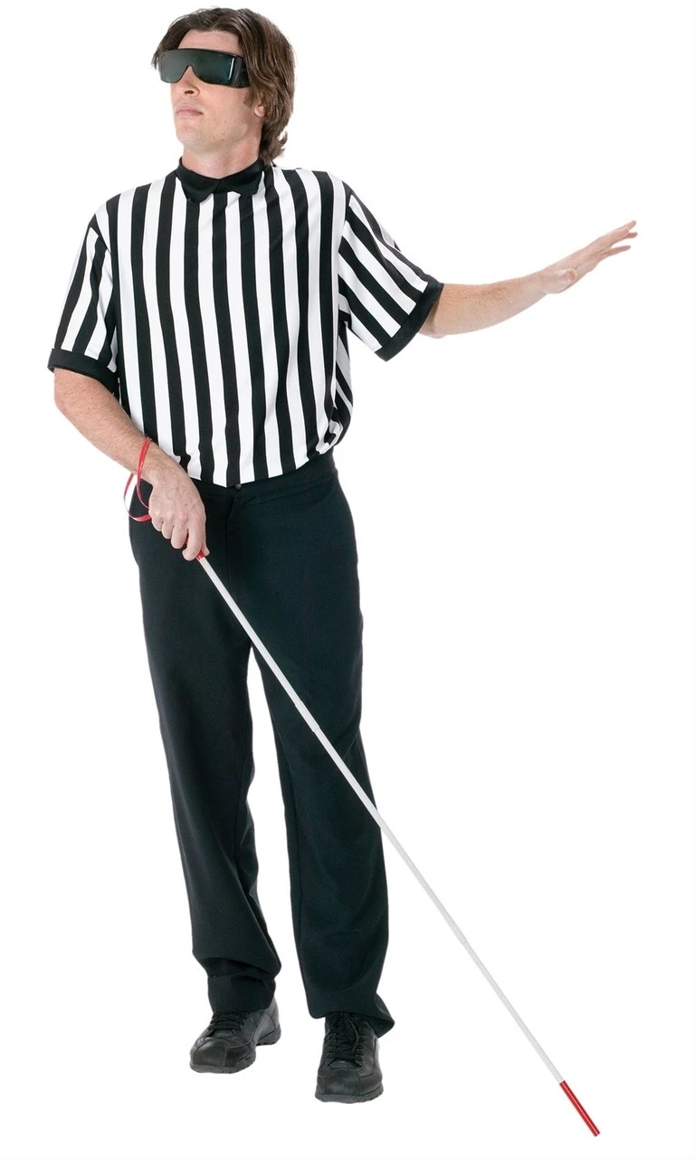 Blind Referee Costume | Funny Costumes | Mens Costumes 1 Blind Referee Costume | Funny Costumes | Mens Costumes
