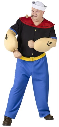 Popeye The Sailor Man Plus Size Costume | Popeye | Mens Costumes